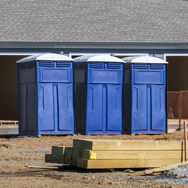 is there a specific order in which to place multiple porta potties in Grand Chain